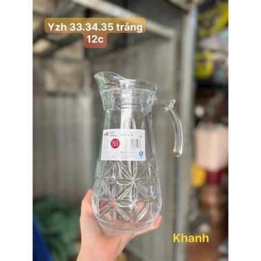 Bộ bình cốc thủy tinh hình trám truyền thống 1,7L + 6 cốc - Giá chỉ 45.000₫ 5 Bộ bình cốc thủy tinh hình trám truyền thống 1,7L + 6 cốc - Giá chỉ 45.000₫ 5