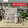 Bộ bình cốc thủy tinh hình trám truyền thống 1,7L + 6 cốc - Giá chỉ 45.000₫ 8