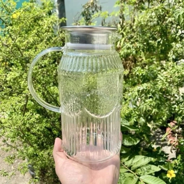 Bộ bình cốc thuỷ tinh Hoa Mặt Trời cao cấp - Thiết kế sang trọng, bền đẹp, giảm giá đặc biệt 89.000₫