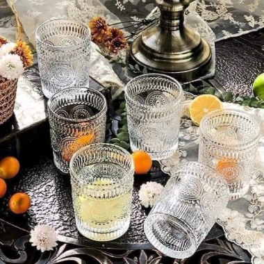 Bộ bình cốc thuỷ tinh Hoa Mặt Trời cao cấp - Thiết kế sang trọng, bền đẹp, giảm giá đặc biệt 89.000₫