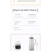Bộ bình cốc thủy tinh Muen bọc da, uống nước trà cà phê, chịu nhiệt, kèm giá úp decor, giá ưu đãi 3