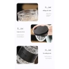 Bộ bình cốc thủy tinh Muen bọc da, uống nước trà cà phê, chịu nhiệt, kèm giá úp decor, giá ưu đãi 5