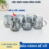 Bộ bình nước + 6 cốc thủy tinh chịu nhiệt, quay, sang trọng, chỉ 159.000₫ 8