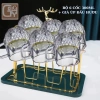 Bộ bình nước + 6 cốc thủy tinh chịu nhiệt, quay, sang trọng, chỉ 159.000₫ 10