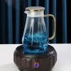 Bộ bình nước cao cấp M01 kèm 6 ly pha lê chịu nhiệt 400°C, dùng được trên bếp – Giá ưu đãi 265k 6