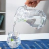 Bộ bình nước DeLi cao cấp 1,3L kèm 6 cốc thủy tinh kim cương lục giác - 169.000đ