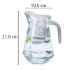 Bộ bình nước DeLi cao cấp 1,3L kèm 6 cốc thủy tinh kim cương lục giác - 169.000đ 8