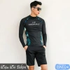 Bộ bơi đôi nam nữ đẹp, áo dài tay, quần dài kín, thun lạnh, chống nắng - Giá chỉ 390k 7