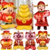Bộ Bóng Bay Đứng Cỡ Lớn Tết 2.026 Thần Tài May Mắn 3D Lá Sư Tử - Trang Trí Tiệc Mùa Xuân