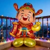 Bộ Bóng Bay Đứng Cỡ Lớn Tết 2.026 Thần Tài May Mắn 3D Lá Sư Tử - Trang Trí Tiệc Mùa Xuân 7