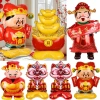 Bộ Bóng Bay Đứng Lớn Tết 2.026 3D Lucky God of Wealth Lion Nhảy Múa Lá Bóng Bay Trang Trí Tiệc Xuân