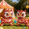 Bộ Bóng Bay Đứng Lớn Tết 2.026 3D Lucky God of Wealth Lion Nhảy Múa Lá Bóng Bay Trang Trí Tiệc Xuân 5
