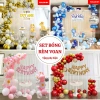 Bộ Bóng Trang Trí Sinh Nhật Babuu kèm Rèm Voan Trắng, Bảng Tên và Hashtag Cầm Tay Giảm Giá Đến 335.000
