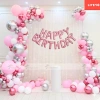 Bộ Bóng Trang Trí Sinh Nhật Babuu kèm Rèm Voan Trắng, Bảng Tên và Hashtag Cầm Tay Giảm Giá Đến 335.000 5