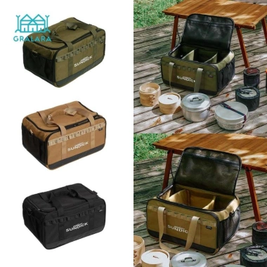 Bộ cắm trại 36L balo chống sốc, nồi di động & dụng cụ nướng thịt - Giá chỉ 590k