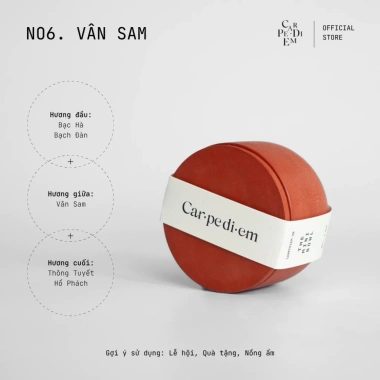 Bộ Car pe di em cao cấp - Set quà tặng nến thơm mini trong túi hộp sang trọng 10