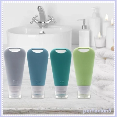 Bộ Chai Chiết Mỹ Phẩm Du Lịch Silicone 90ml - Tiết Kiệm Không Gian, Giá Ưu Đãi 134k