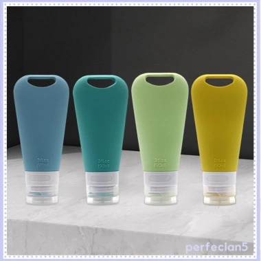 Bộ Chai Chiết Mỹ Phẩm Du Lịch Silicone 90ml - Tiết Kiệm Không Gian, Giá Ưu Đãi 134k