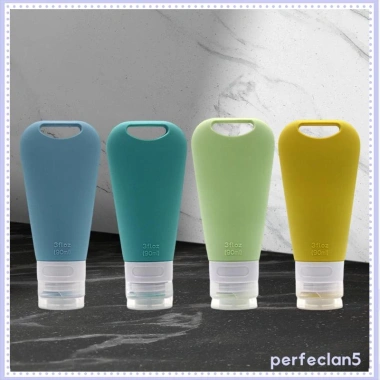 Bộ Chai Chiết Mỹ Phẩm Du Lịch Silicone 90ml - Tiết Kiệm Không Gian, Giá Ưu Đãi 134k