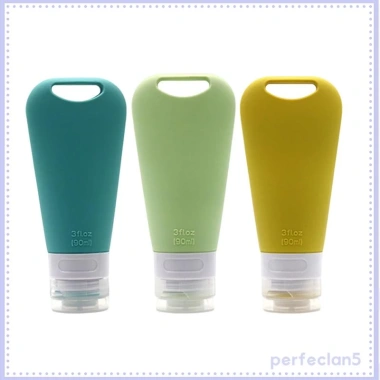 Bộ Chai Chiết Mỹ Phẩm Du Lịch Silicone 90ml - Tiết Kiệm Không Gian, Giá Ưu Đãi 134k