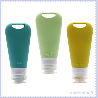 Bộ Chai Chiết Mỹ Phẩm Du Lịch Silicone 90ml - Tiết Kiệm Không Gian, Giá Ưu Đãi 134k