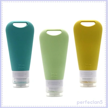 Bộ Chai Chiết Mỹ Phẩm Du Lịch Silicone 90ml - Tiết Kiệm Không Gian, Giá Ưu Đãi 134k