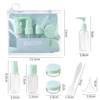 Bộ Chai Chiết Mỹ Phẩm Du Lịch ZAPPOINT 7 Món Mini Dễ Dùng, Mang Theo Giá 54.000 VND 5 Bộ Chai Chiết Mỹ Phẩm Du Lịch ZAPPOINT 7 Món Mini Dễ Dùng, Mang Theo Giá 54.000 VND 5