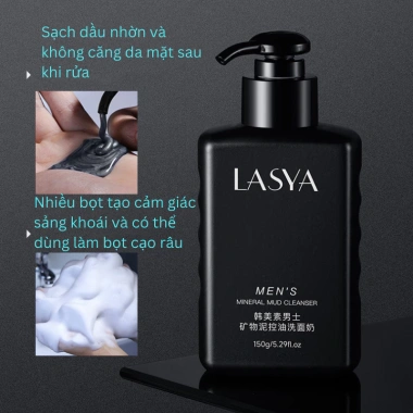 Bộ chăm sóc da cao cấp nam LASYA: sữa rửa mặt, toner, kem dưỡng ẩm - Giá ưu đãi 270k (giá gốc 348.300) 7