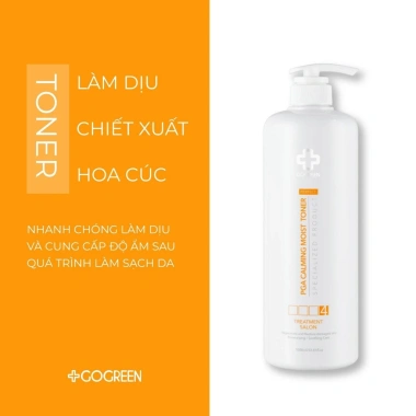 Bộ Chăm Sóc Da GOGREEN: Tẩy Da Chết, Nước Tẩy Trang, Toner, Sữa Rửa Mặt – 550k