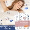 Bộ chăn ga vỏ gối du lịch dùng 1 lần vải không dệt mềm mại, không mùi, an toàn, tiện lợi 6