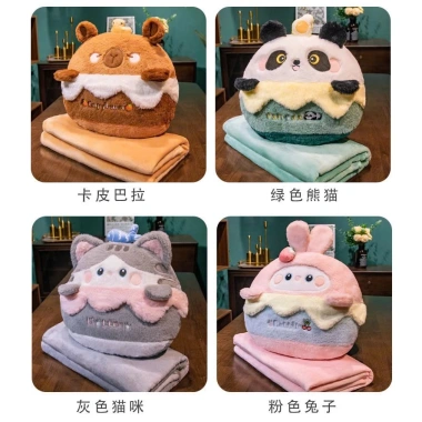 Bộ chăn gối 2 in 1 văn phòng - chăn bên trong, gối kèm chăn cho bé đi học, du lịch tiện lợi, giảm giá 185k 6 Bộ chăn gối 2 in 1 văn phòng - chăn bên trong, gối kèm chăn cho bé đi học, du lịch tiện lợi, giảm giá 185k 6