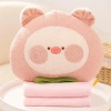 Bộ chăn gối 2 in 1 văn phòng - chăn bên trong, gối kèm chăn cho bé đi học, du lịch tiện lợi, giảm giá 185k 9