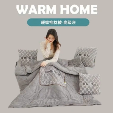 Bộ chăn gối 2 trong 1 gấp gọn văn phòng - Nỉ nhung cao cấp, ấm áp, mềm mại - 465.340 VND 4