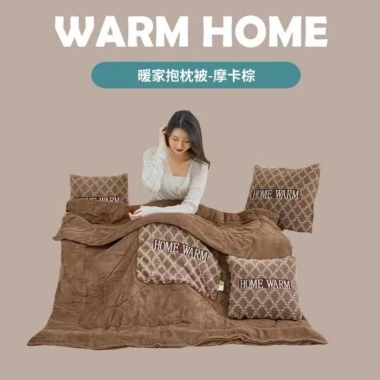 Bộ chăn gối 2 trong 1 gấp gọn văn phòng - Nỉ nhung cao cấp, ấm áp, mềm mại - 465.340 VND 8