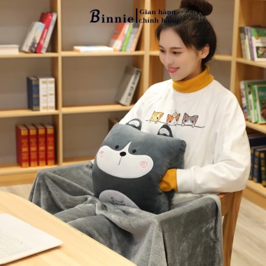 Bộ chăn gối 2 trong 1 LinzStore - Chăn 100x170cm hình thú, chỉ 192.000₫ 3