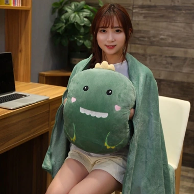 Bộ chăn + gối 45cm ủ tay xinh tiện mang đi làm, xe ô tô, du lịch, hàng cao cấp 2
