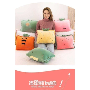 Bộ chăn gối hoa quả vuông - Tươi sáng, siêu mềm, giảm 20% còn 135.000₫
