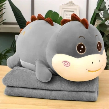 Bộ chăn gối tiện ích cho nhân viên, học sinh, nghỉ trưa, đi tàu xe, giá chỉ 65.000 VNĐ 2