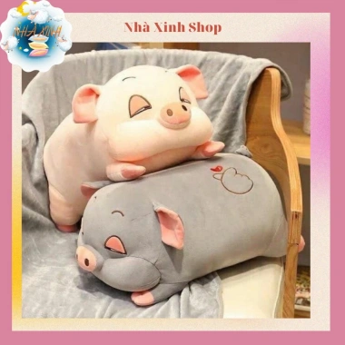 Bộ chăn gối vải phòng heo mỡ siêu êm - Giá chỉ 189.900đ, ưu đãi giảm tới 17%