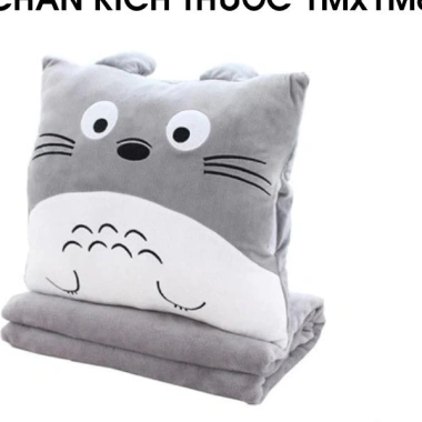 Bộ chăn gối văn phòng 3 trong 1 tiện lợi, hình cute - Suha decor, chỉ 50.000₫