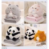 Bộ chăn gối văn phòng bánh kem Capybara, Mèo Kitten, Gấu Panda, Thỏ Rabbit - 89.000 VND MY.home 7