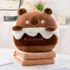 Bộ chăn gối văn phòng bánh kem Capybara, Mèo Kitten, Gấu Panda, Thỏ Rabbit - 89.000 VND MY.home 9