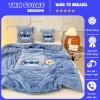 Bộ chăn gối văn phòng gấp gọn, len lông cừu siêu ấm, chuyển thành gối decor - 539k