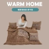 Bộ chăn gối văn phòng gấp gọn, len lông cừu siêu ấm, chuyển thành gối decor - 539k 10