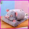Bộ chăn gối văn phòng gấu bông chăn bên trong tiện lợi đi học du lịch giá ưu đãi 150k 6