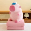 Bộ chăn gối văn phòng gấu bông chăn bên trong tiện lợi đi học du lịch giá ưu đãi 150k 10