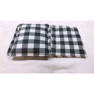 Bộ chăn gối văn phòng kẻ ô đen trắng - Thiết kế hiện đại, siêu mềm, freeship, giá ưu đãi 107k 6