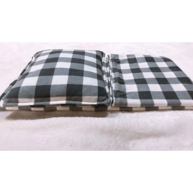 Bộ chăn gối văn phòng kẻ ô đen trắng - Thiết kế hiện đại, siêu mềm, freeship, giá ưu đãi 107k 7
