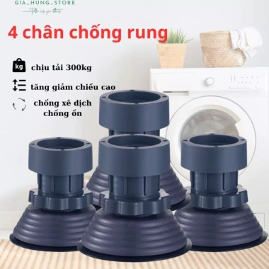 Bộ Chân Kê Chống Rung Máy Giặt, Tủ Lạnh Đế Cao Su Điều Chỉnh, Chống Trơn Trượt - 25.000₫ 2