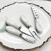 Bộ Charcuterie Inox Gốm Thìa Dao Bơ Nĩa Phô Mai Phù Hợp Bánh Ngọt Giáng Sinh 7